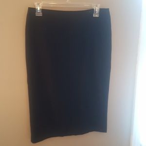Black pencil skirt